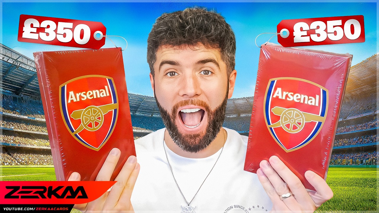 ОТКРЫВАЕМ ДВЕ *НОВЫЕ* КОРОБКИ ARSENAL ПО &pound;350 ТОЛЬКО С КАРТОЧКАМИ!