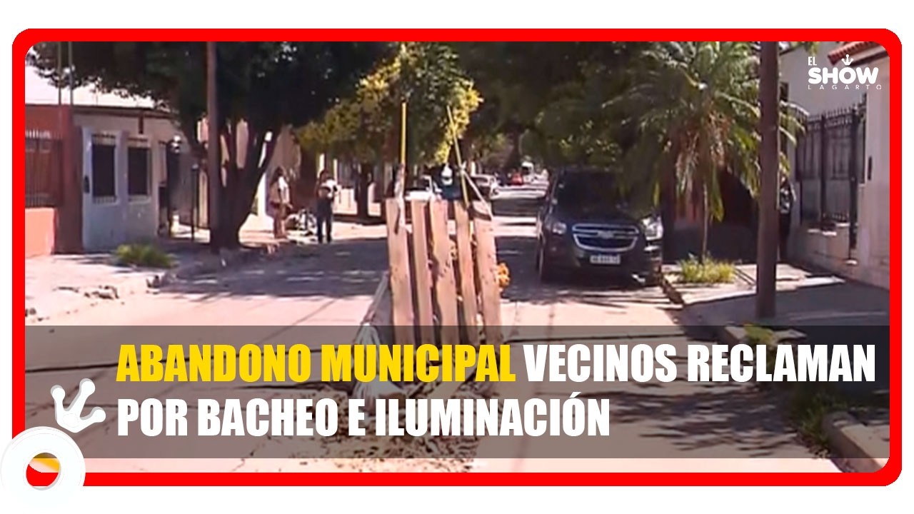 Bº LOS PARAÍSOS el abandono municipal, vecinos reclaman por bacheo e iluminación