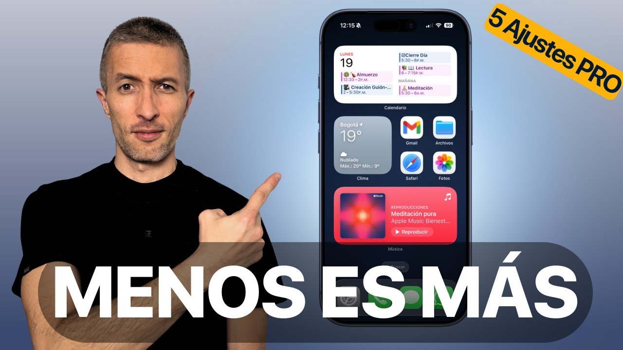 5 Ajustes Pro para SIMPLIFICAR tu iPhone (y tu Vida)