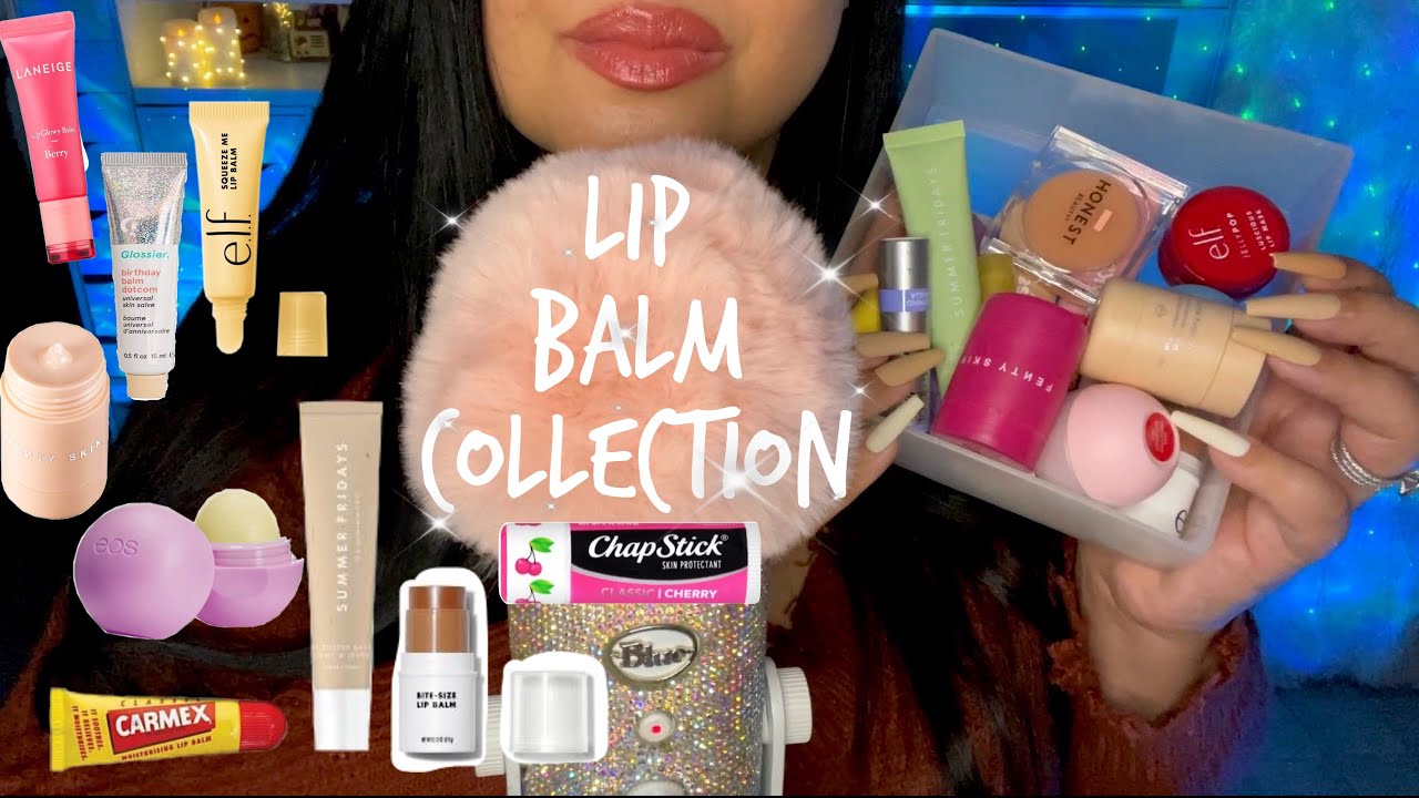 ASMR Lip Balm Collection - Rating my worst to favorites 👄