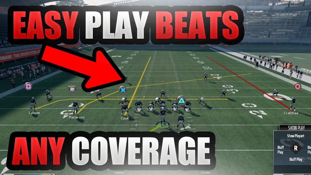 MADDEN 18 MONEY PLAY DESTROYS MAN AND ZONE COVERAGE | Madden 18 Glitch Money Play Beats Any Coverage