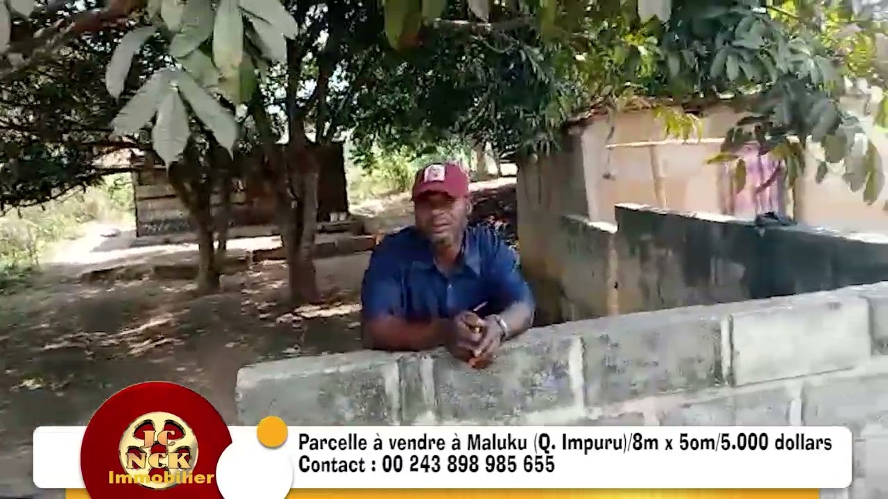 Parcelle à vendre à Maluku (Q. Impuru) 8m x 50m/5.000 dollars.