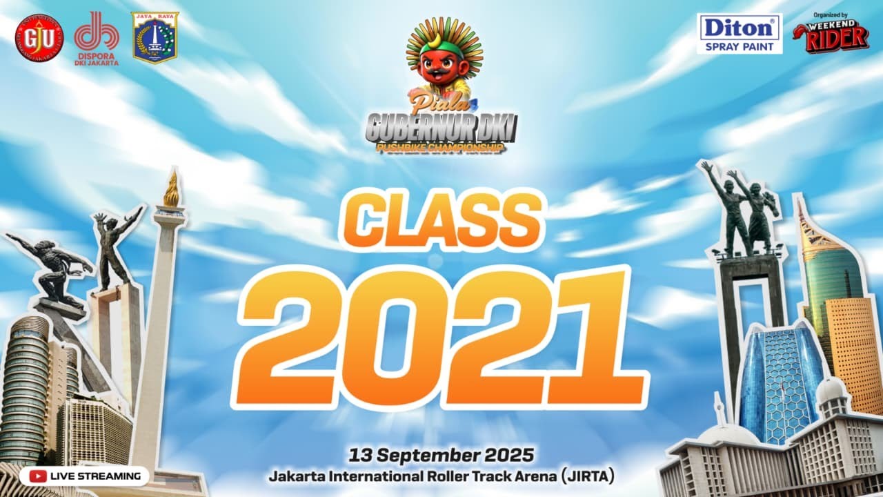 PIALA GUBERNUR DKI JAKARTA -  PUSHBIKE CHAMPIONSHIP || CLASS 2021 || WEEKEND RIDER