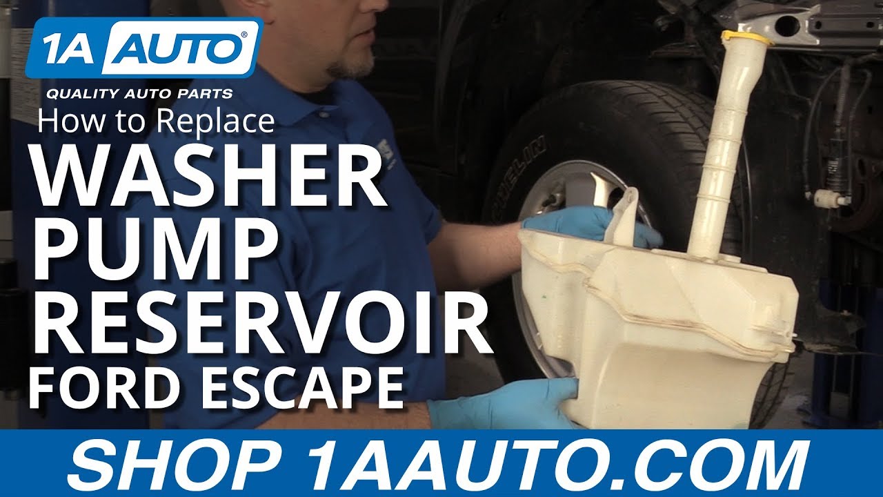 How to Replace Windshield Washer Reservoir 07-12 Ford Escape