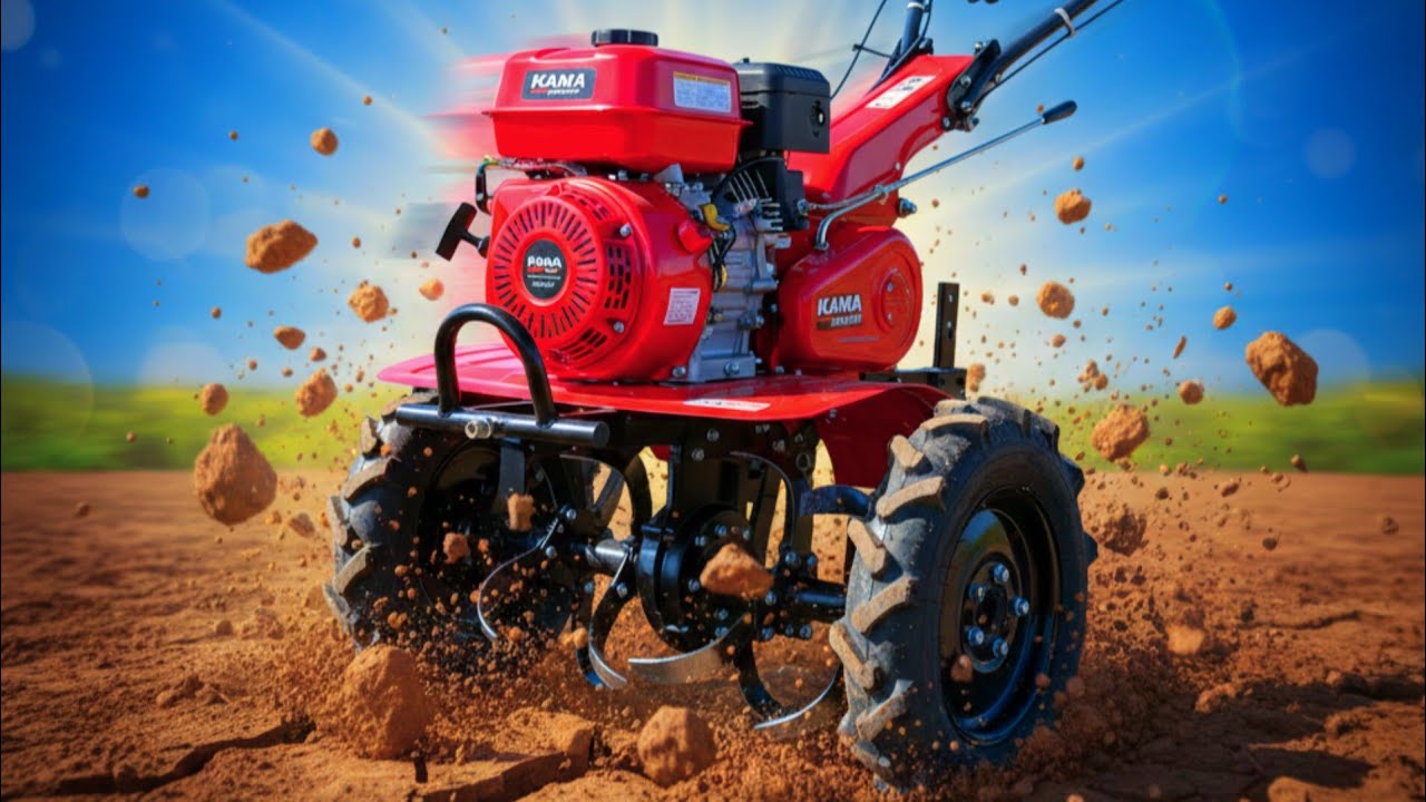 KAMA Power Weeder #farming #kheti  #powertiller 