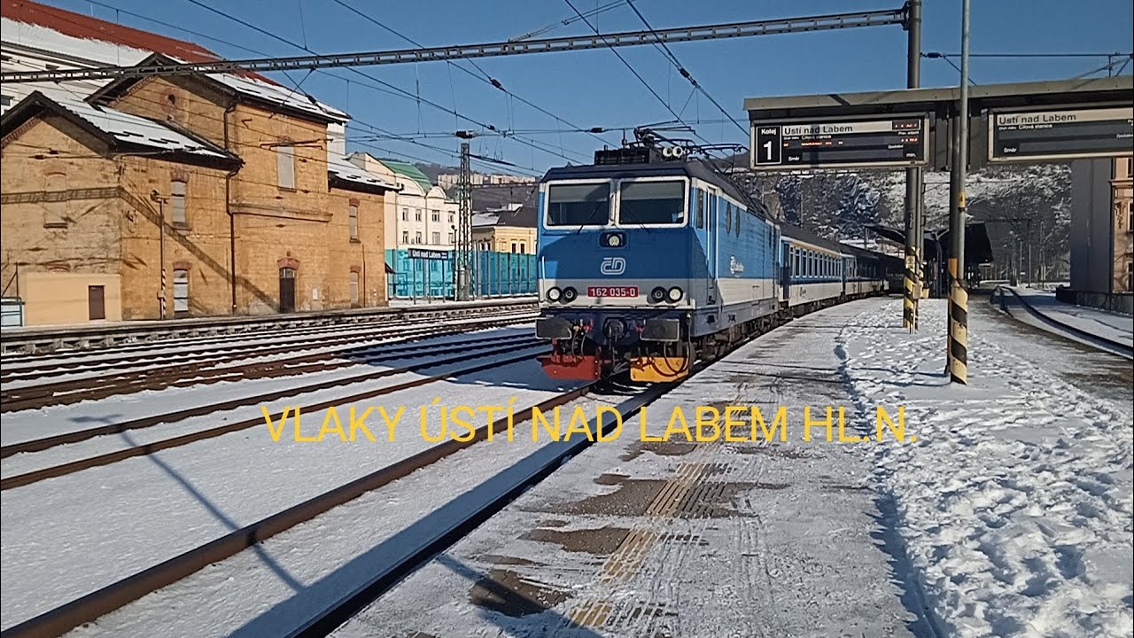 Vlaky Ústí nad Labem hl n. 20.1.2024