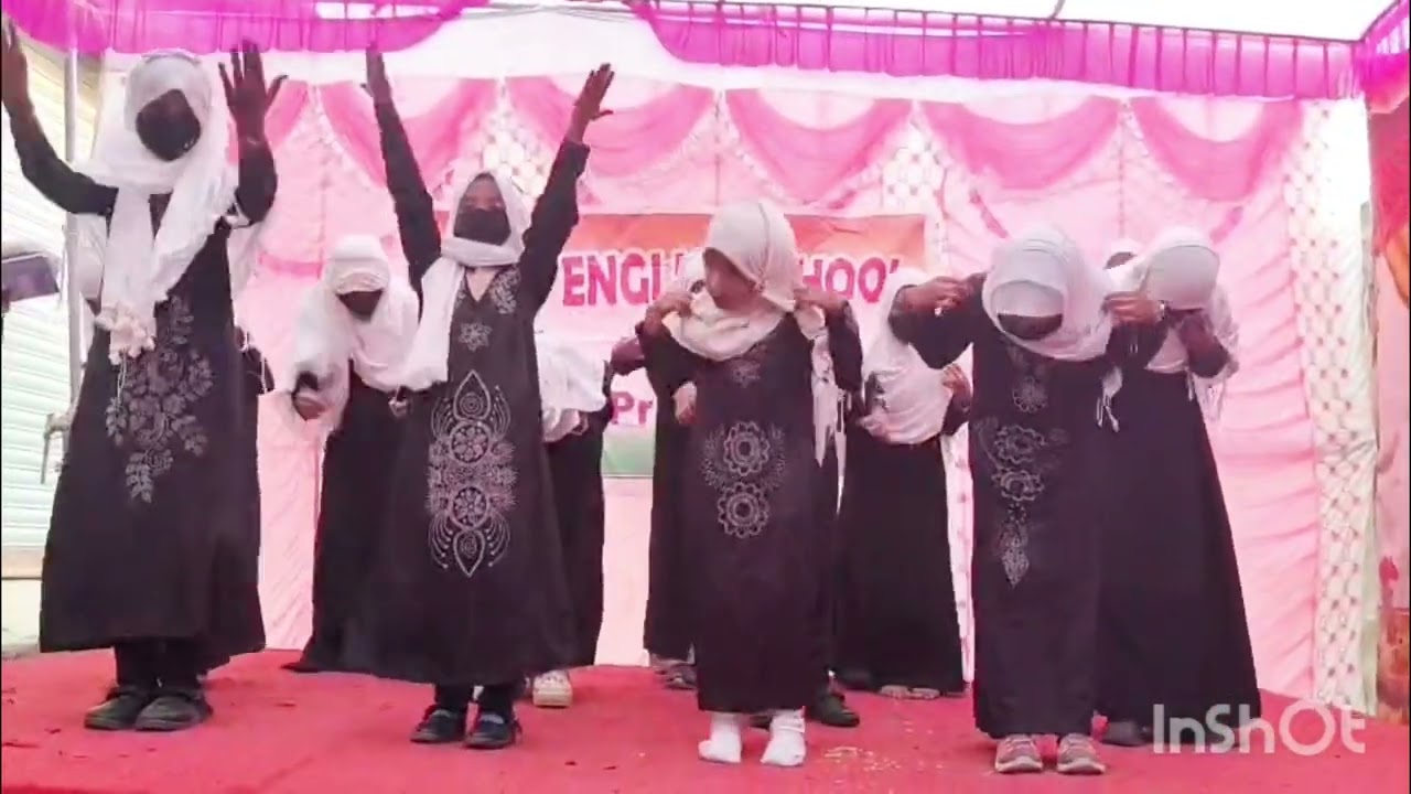 Parde se he nafrat kiyon ||urdu action nazam by girls #Tuba english school 