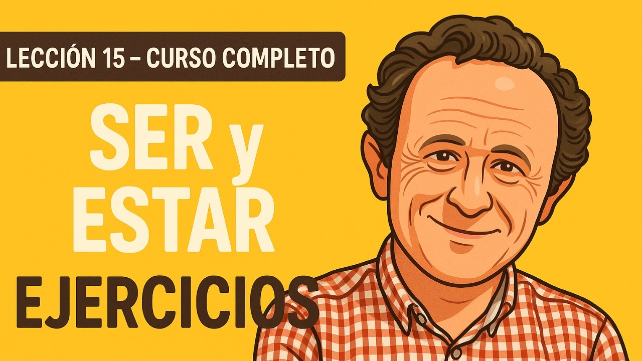 SER vs ESTAR: ejemplos y ejercicios. How to use SER and ESTAR. Beginners Spanish.