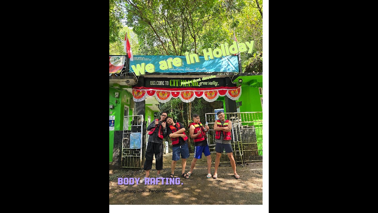 Body Rafting Sungai Citumang -Pangandaran