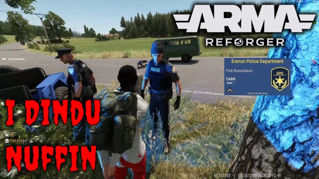 Arma Reforger ELAN Life – Police Stops, Robberies & Narrow Escapes!