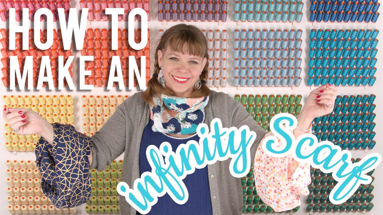 How to Sew an Infinity Scarf | Double Gauze Embrace | Fat Quarter Shop