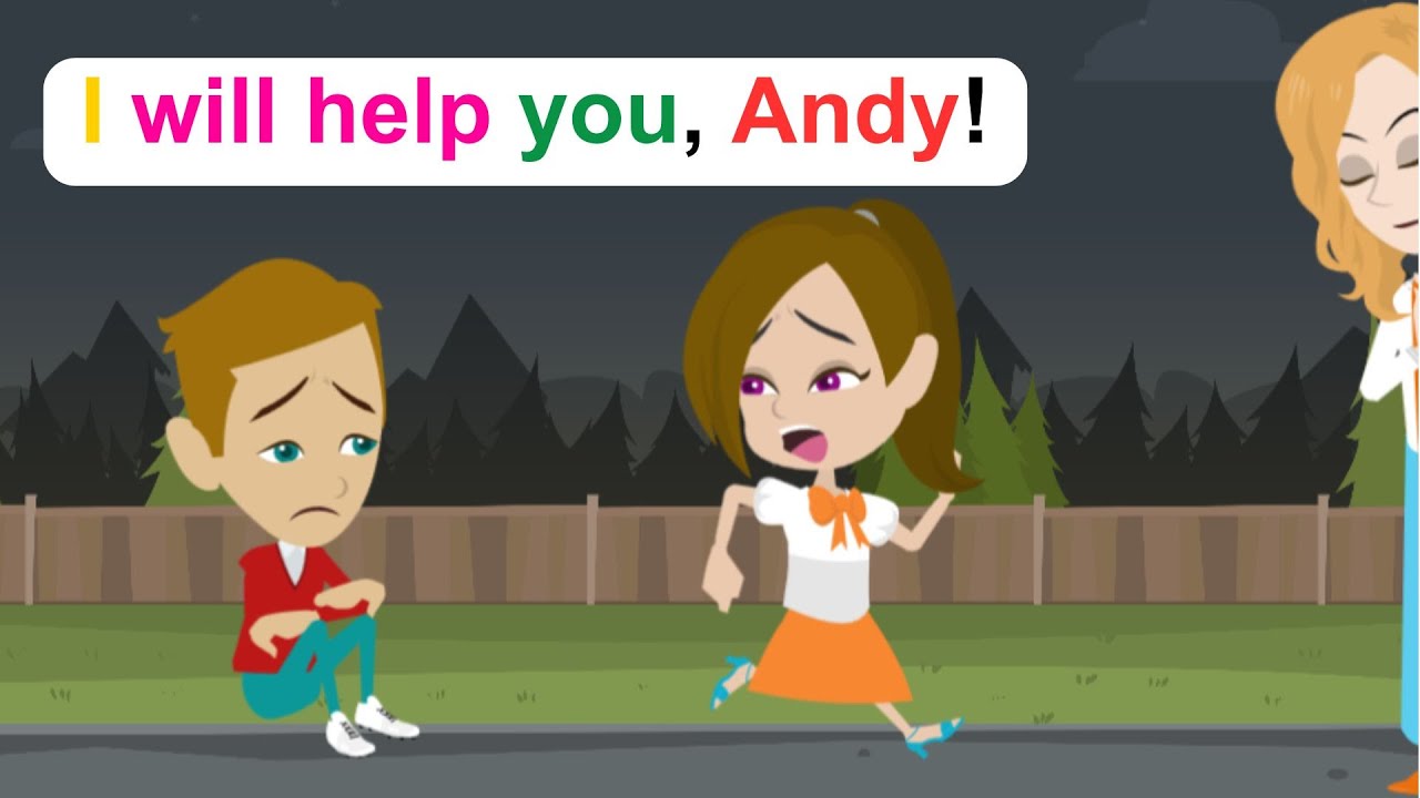 An important day for Andy - English Funny Animated Story - Ella English