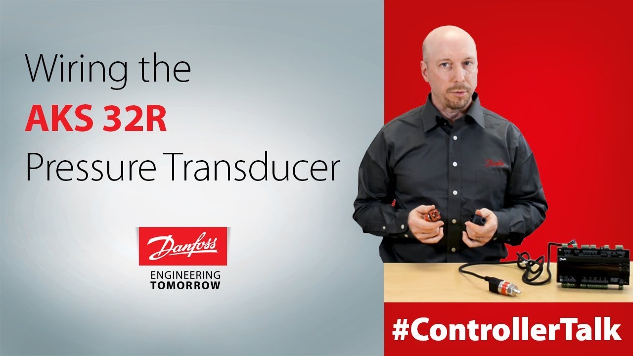 How to wire the AKS 32R pressure transducer | Technical support for supermarket controls