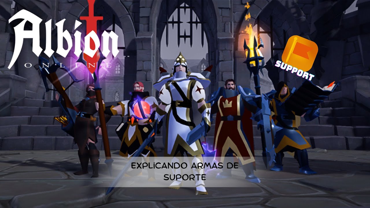 CLASSES E SUAS FUNÇÕES PT 2 - SUPORTES, O CORAÇÃO DE TODA ZERG - ALBION ONLINE