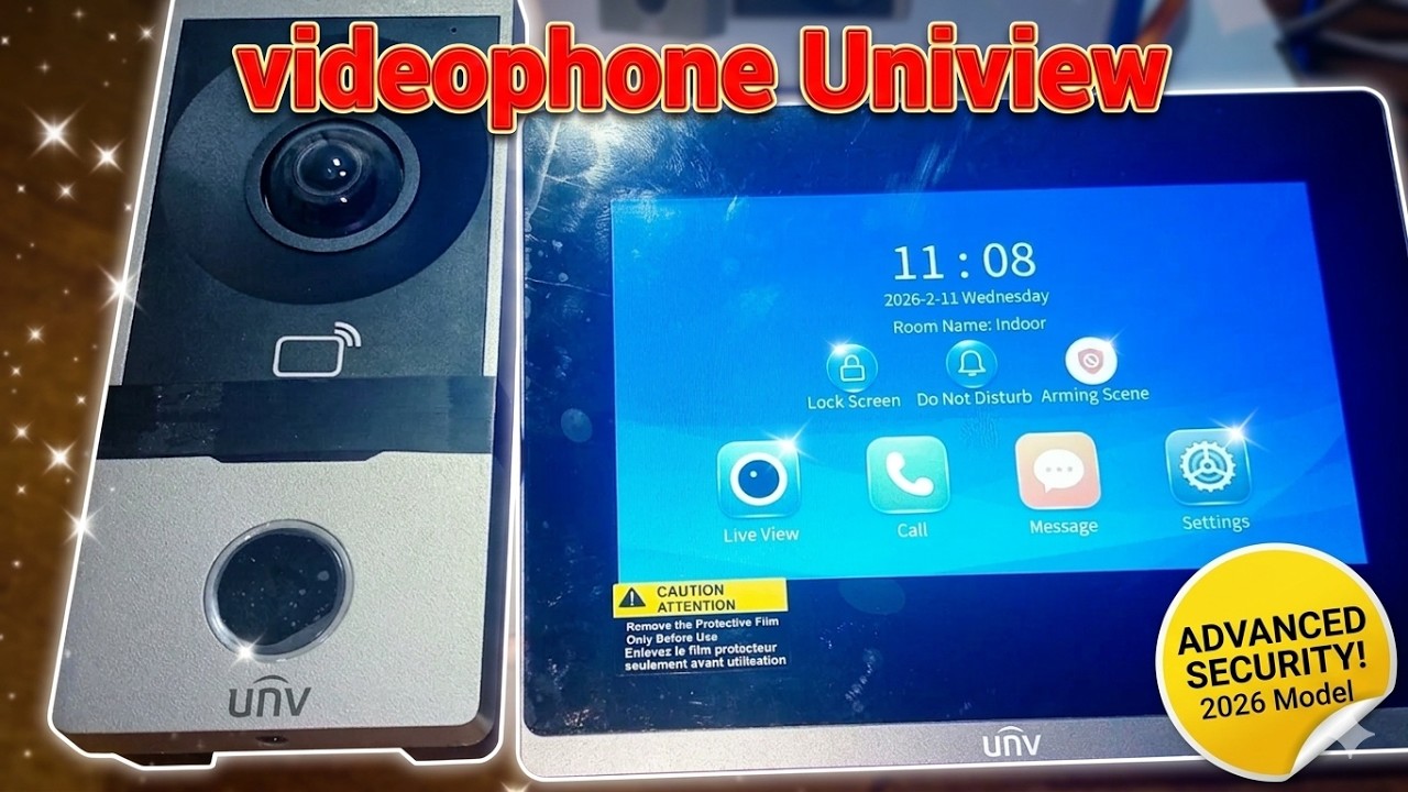 Videophone UNIVIEW , le plus simple a  installer avec Galouna Electro