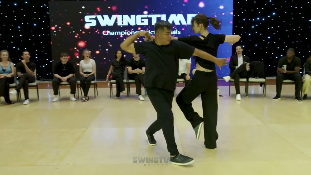 Arjay Centeno and Bryn Anderson - 4th place Champions Strictly Finals - SwingTime Denver 2025