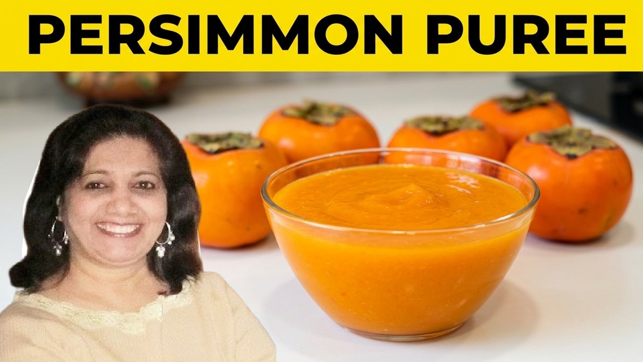 How to make and store Persimmon Puree