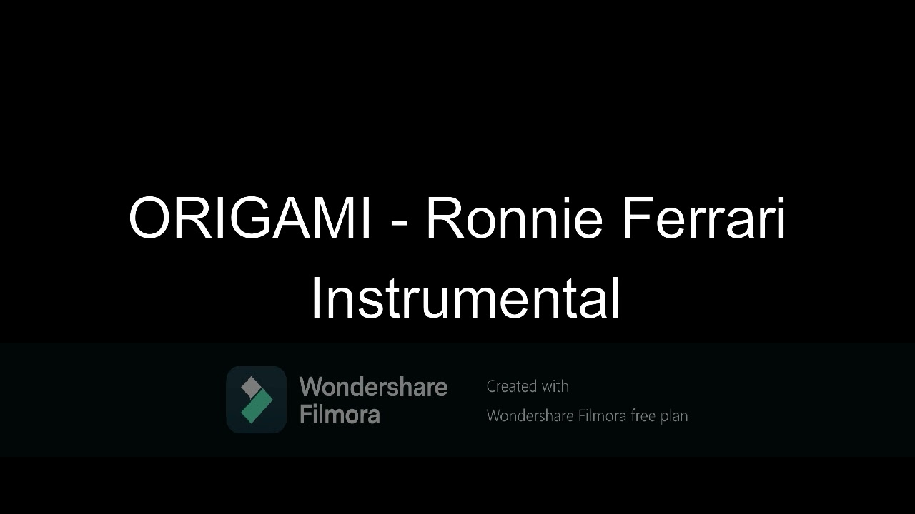 ORIGAMI - Ronnie Ferrari Instrumental