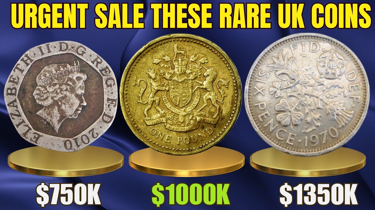 TOP 10 RARE UK COINS THAT WORTH THOUSAND OF DOLLAR -DO YOU HAVE ONE ?