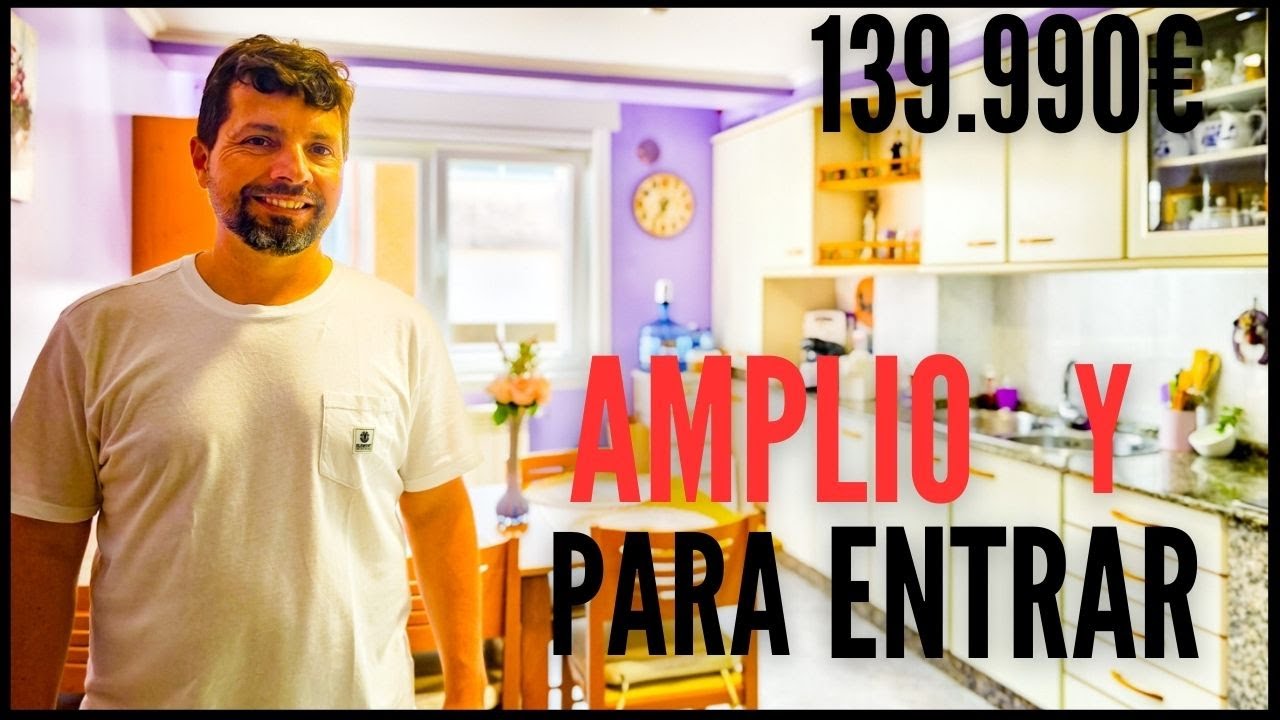 VENDIDO¡ AMPLIO PISO en CARBALLO con 121 m² LISTO para ENTRAR A VIVIR  por 139.990€!