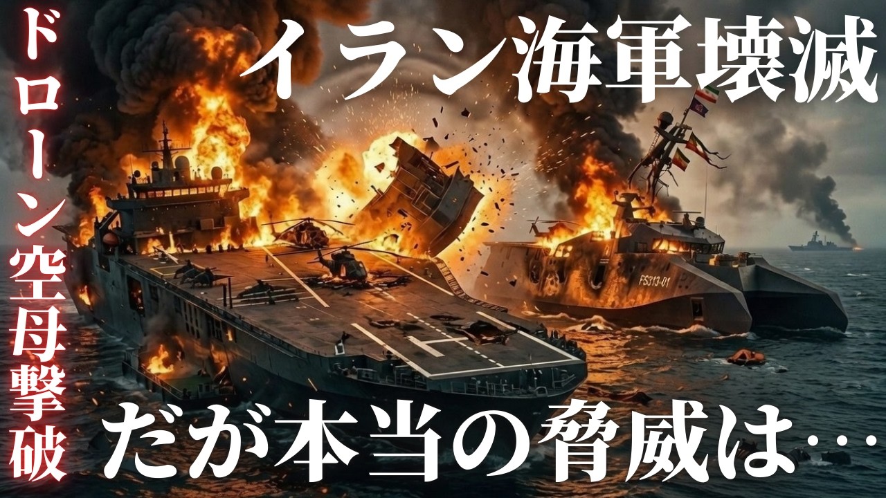 米軍がイラン海軍を壊滅させた？ドローン空母バゲリ攻撃の衝撃…だが本当の脅威は別にある