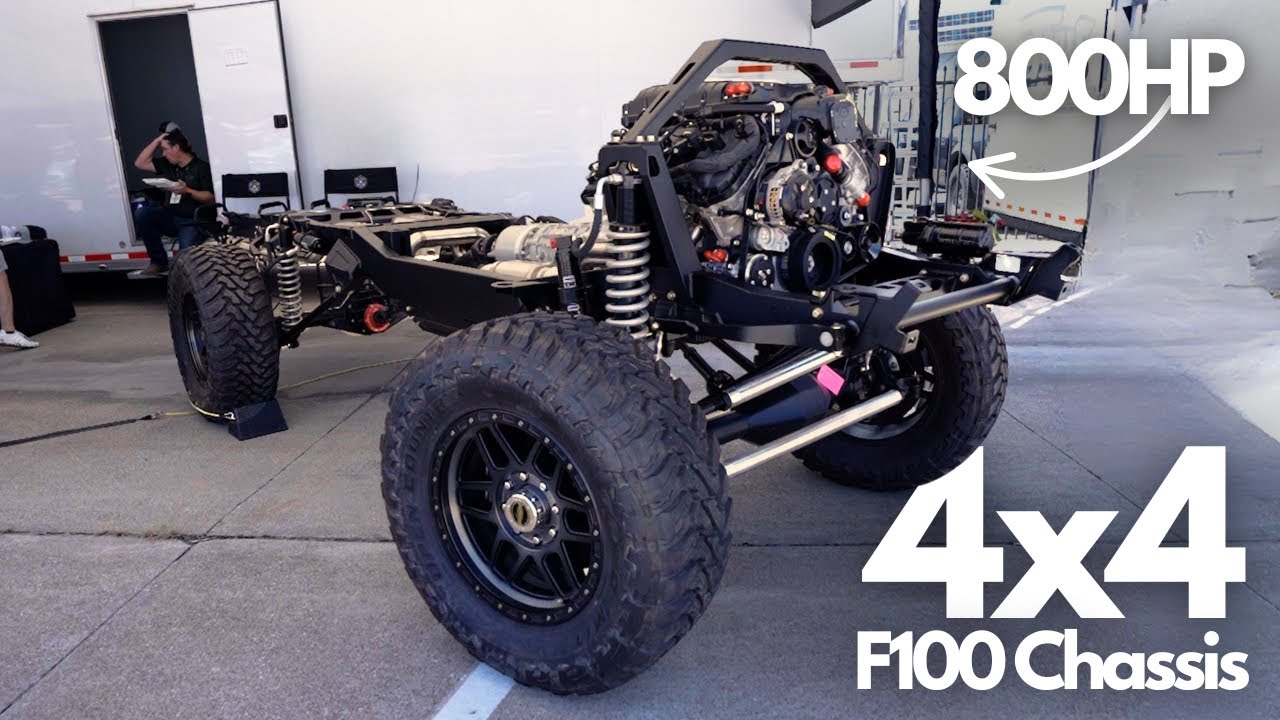 Наше полностью укомплектованное шасси 4x4 F100