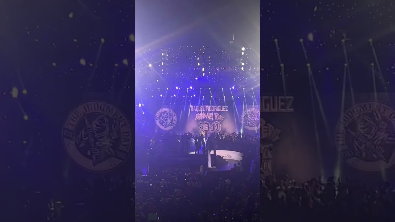 WWE Monday Night Raw Detroit Entrances POV!!!!