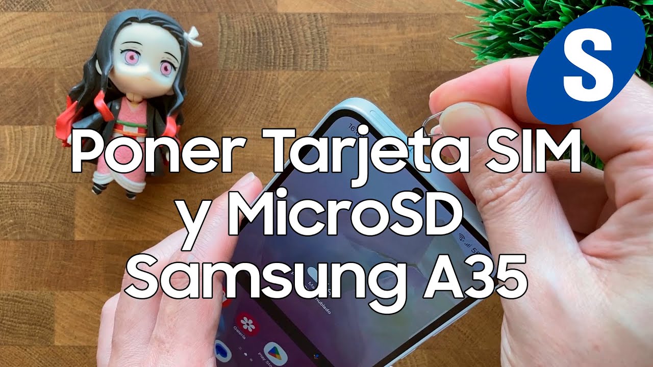 Como Poner la Tarjeta SIM y Micro SD en un Samsung A35 - Samsungizate