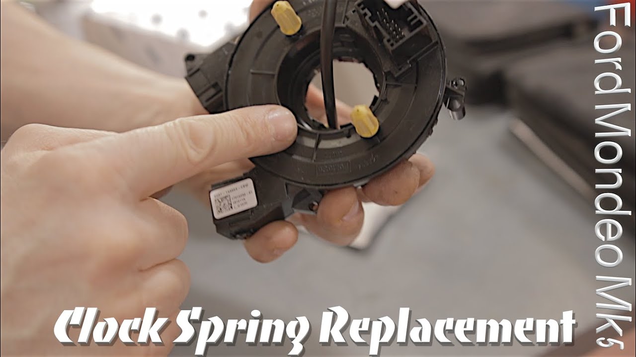 Clock Spring & Steering Wheel Multi Function Buttons Replacement, Ford Mondeo Mk5