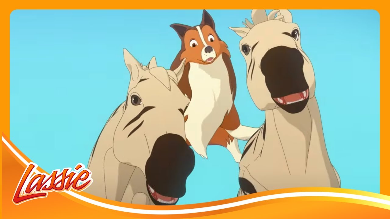 🐶 Lassie Saves the Circus! | The New Adventures of Lassie | Cartoons For Kids