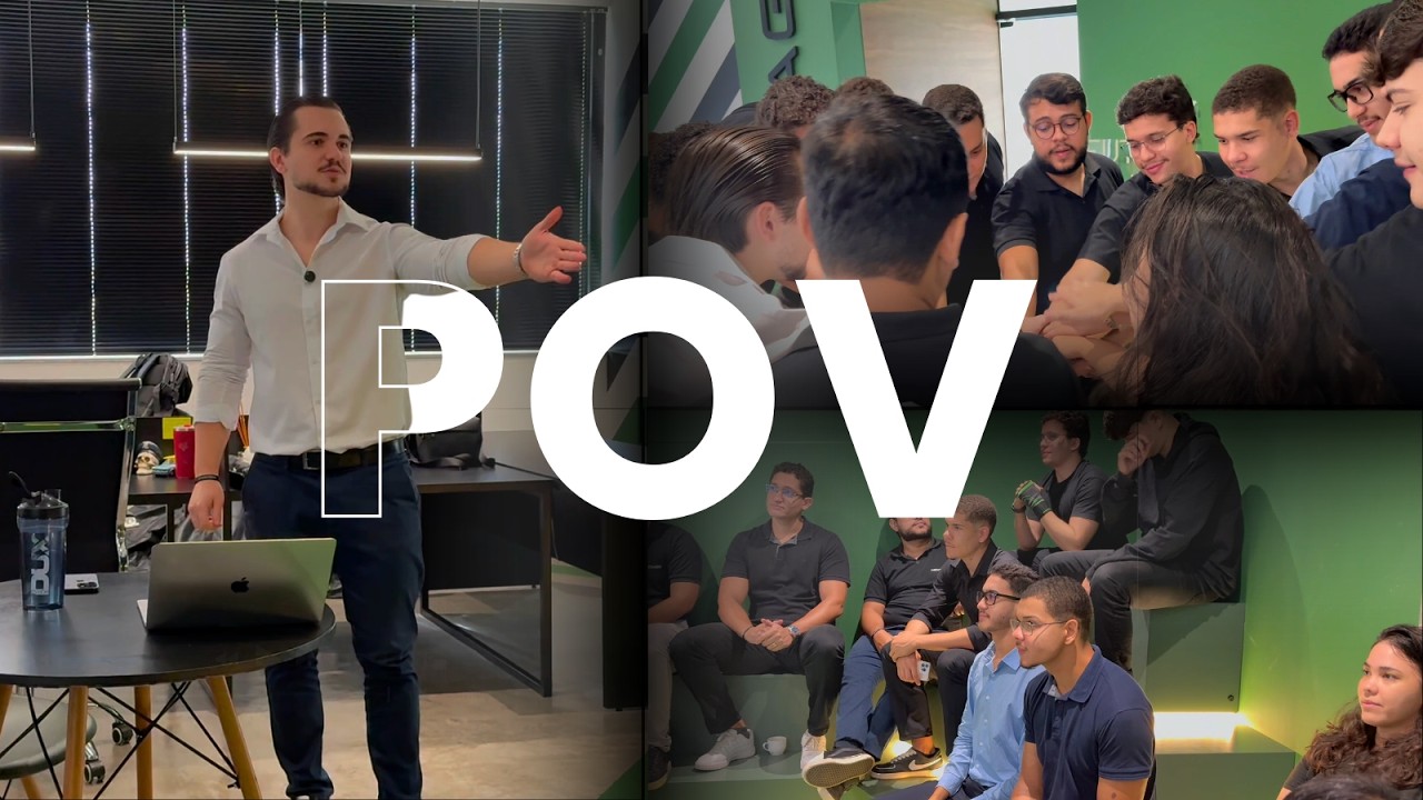 POV: Você está em uma Reunião de All Hands de uma assessoria que fatura Milhões por ano