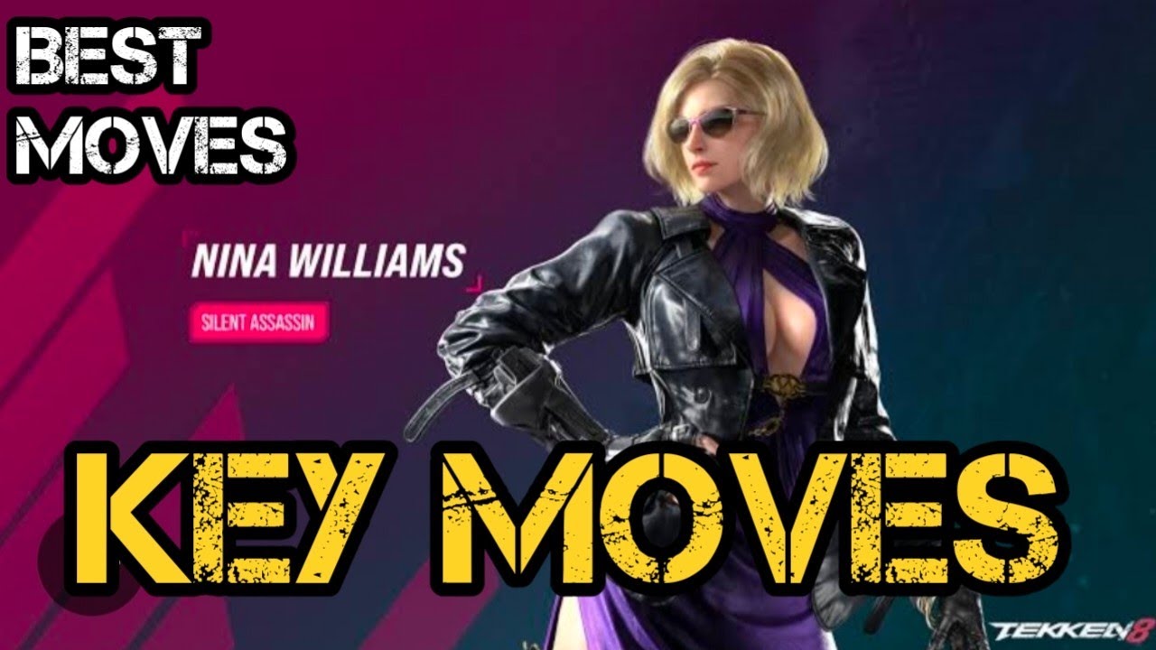 Tekken 8 Nina key moves guide I How to Play Nina Tekken 8 I Tekken 8 Nina Guide#Nina#Tekken8