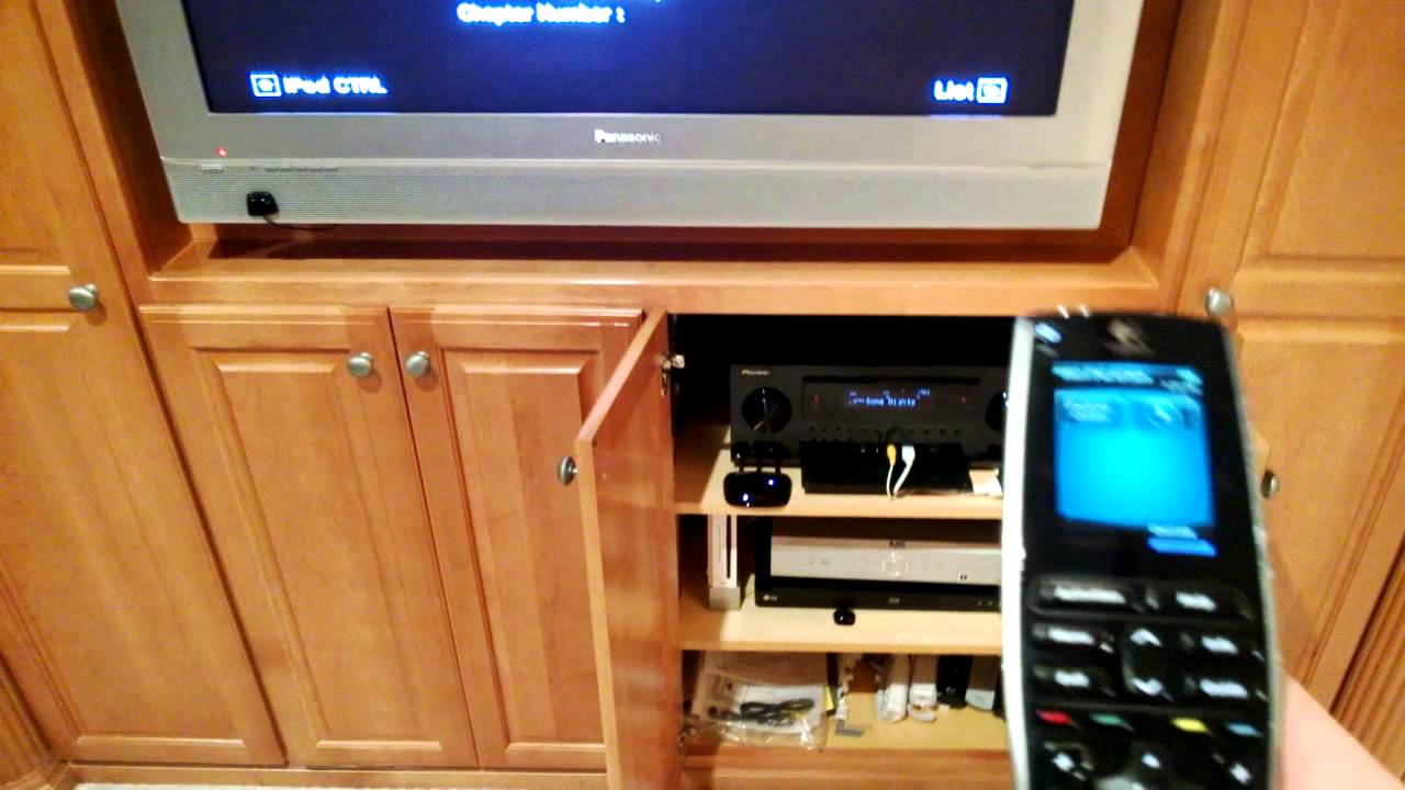 Harmony Logitech 900 RF Programming on House Boat