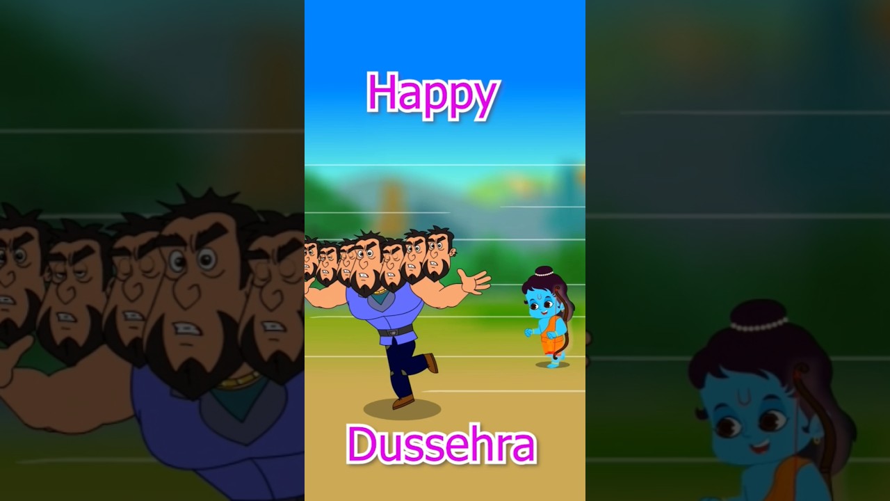 Happy Dussehra Song | Happy Dussehra Cartoon Song | Ravan Song #cartoon