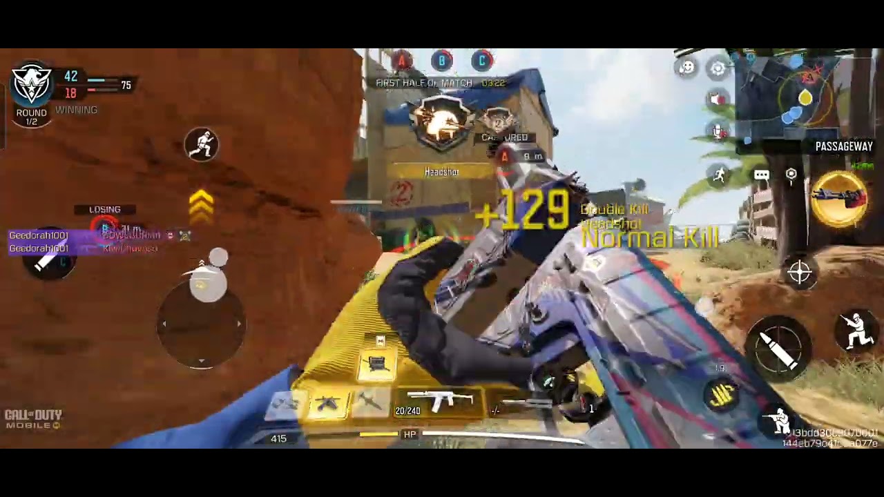 Call of Duty Mobile Gaming: Multiplayer Ranked Match Gameplay HD