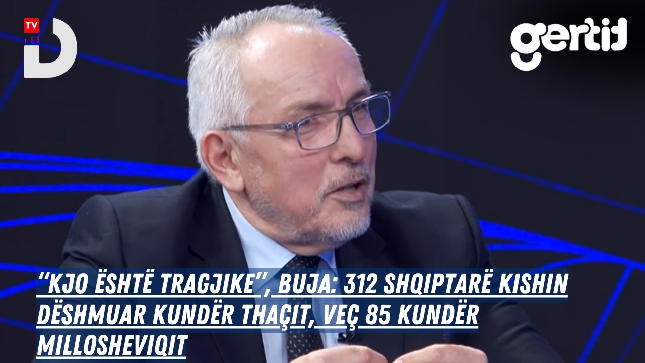 “Kjo është tragjike”, Buja: 312 shqiptarë kishin dëshmuar kundër Thaçit, veç 85 kundër Millosheviqit
