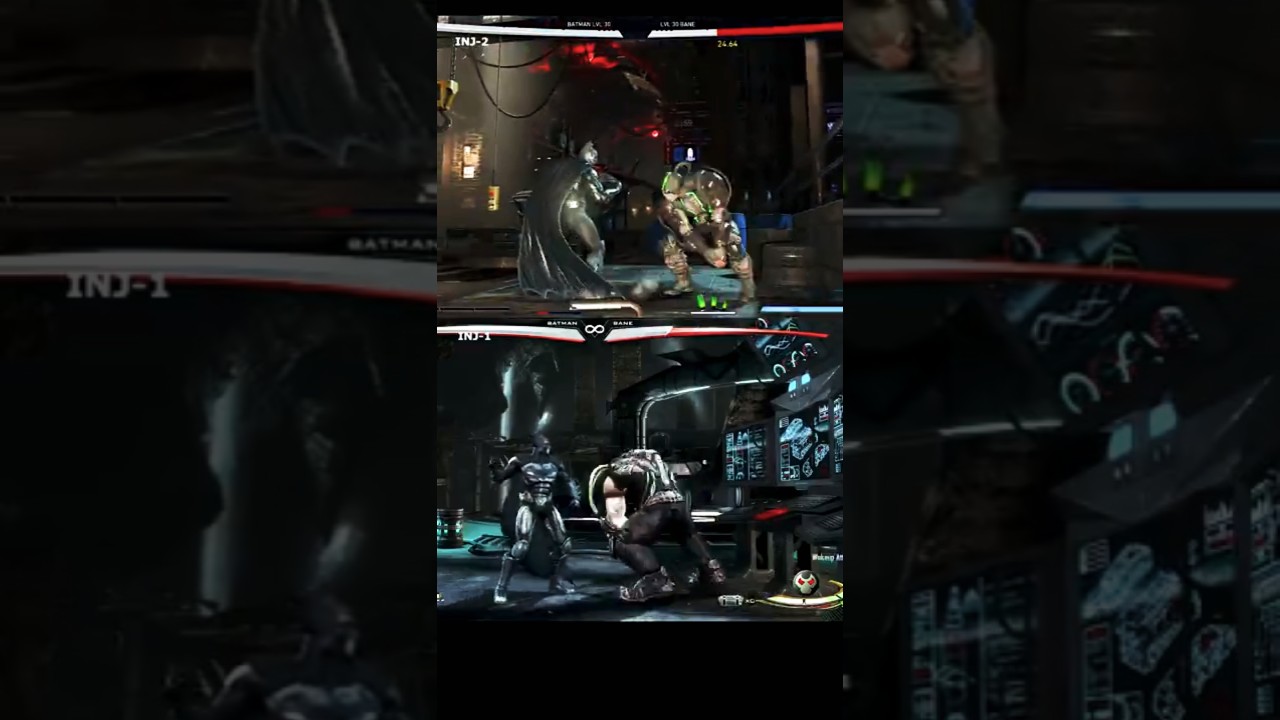 Бэтмен: тот же комбо в Injustice 1 и 2