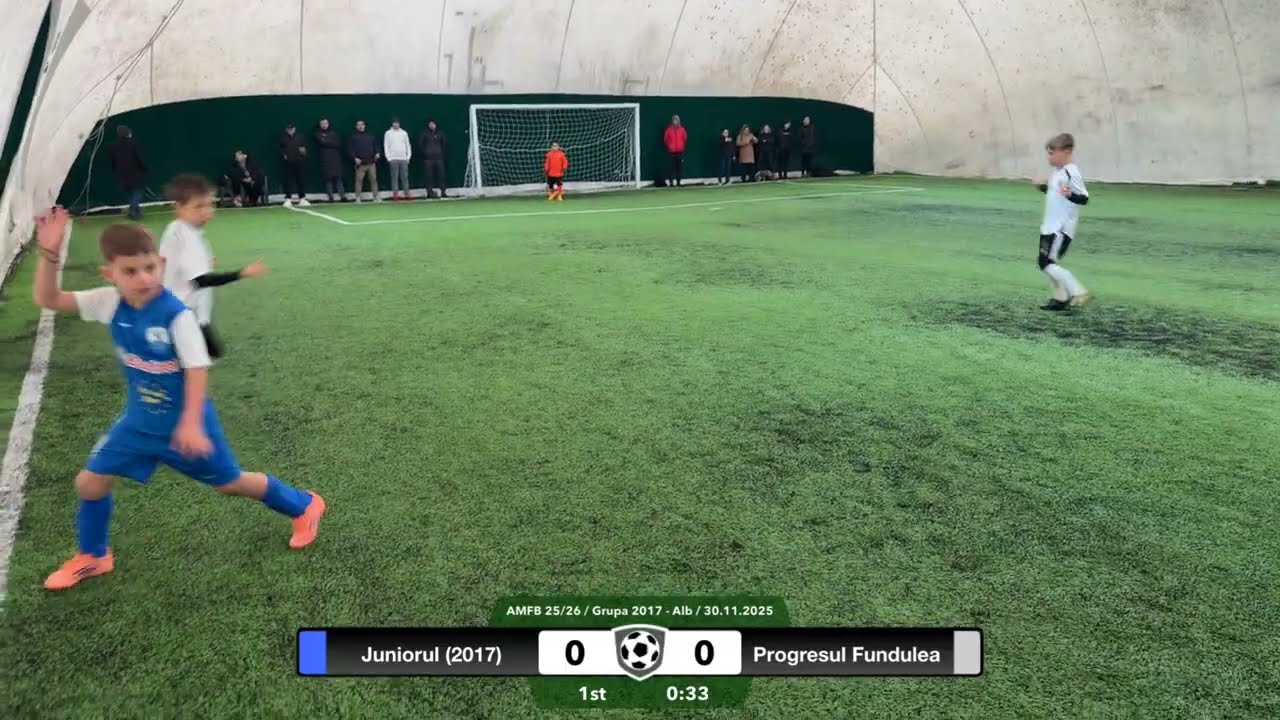 AMFB 25/26 / Week 13 / Grupa 2017 - Alb / 30.11.2025 / Juniorul 2 (2017) - Progresul Fundulea / R1