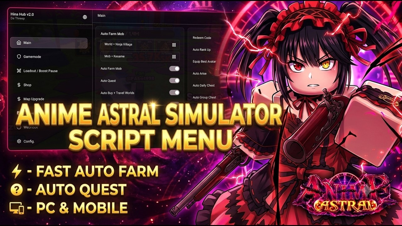 Anime Astral Simulator &mdash; FAST AUTO FARM, AUTO QUEST, KILL AURA, FAST AUTO CLICK (NEW BEST SCRIPT!)