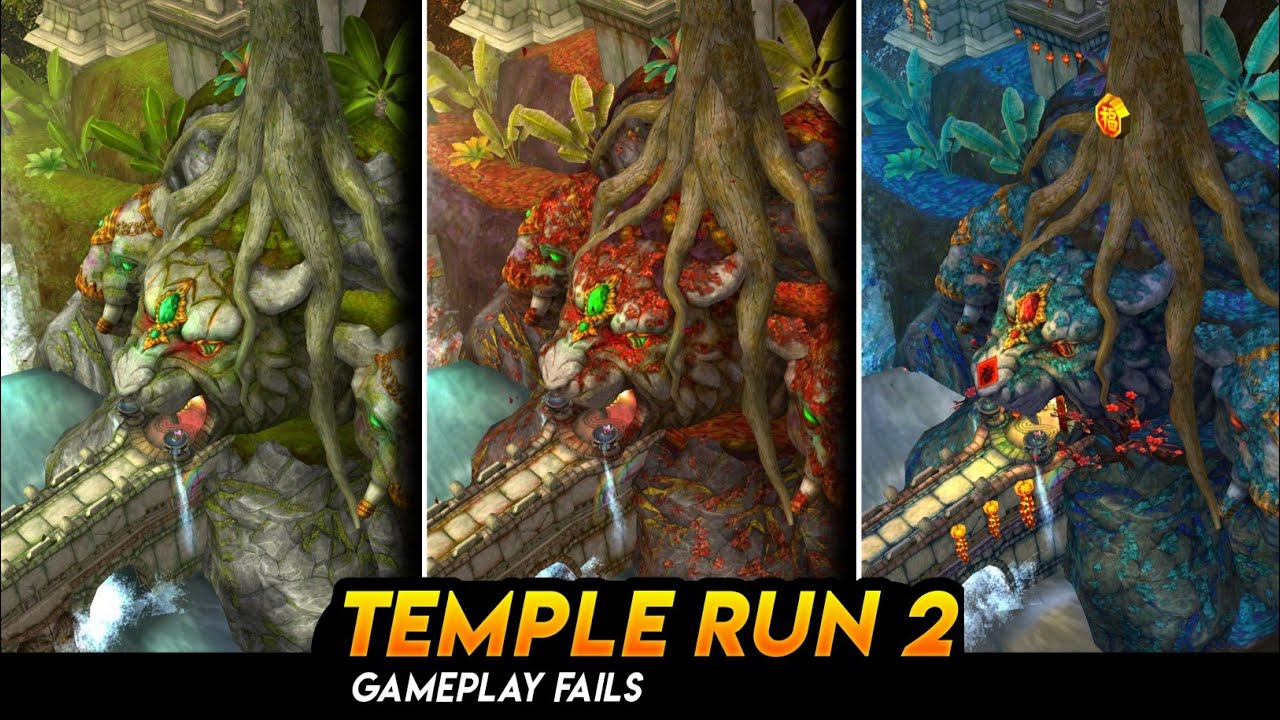 Temple Run 2 FUNNY FAILS EP8 GAMEPLAY Jungle Fall VS Lost Jungle VS Lantern Festival TEMPLERUN 2MAPS