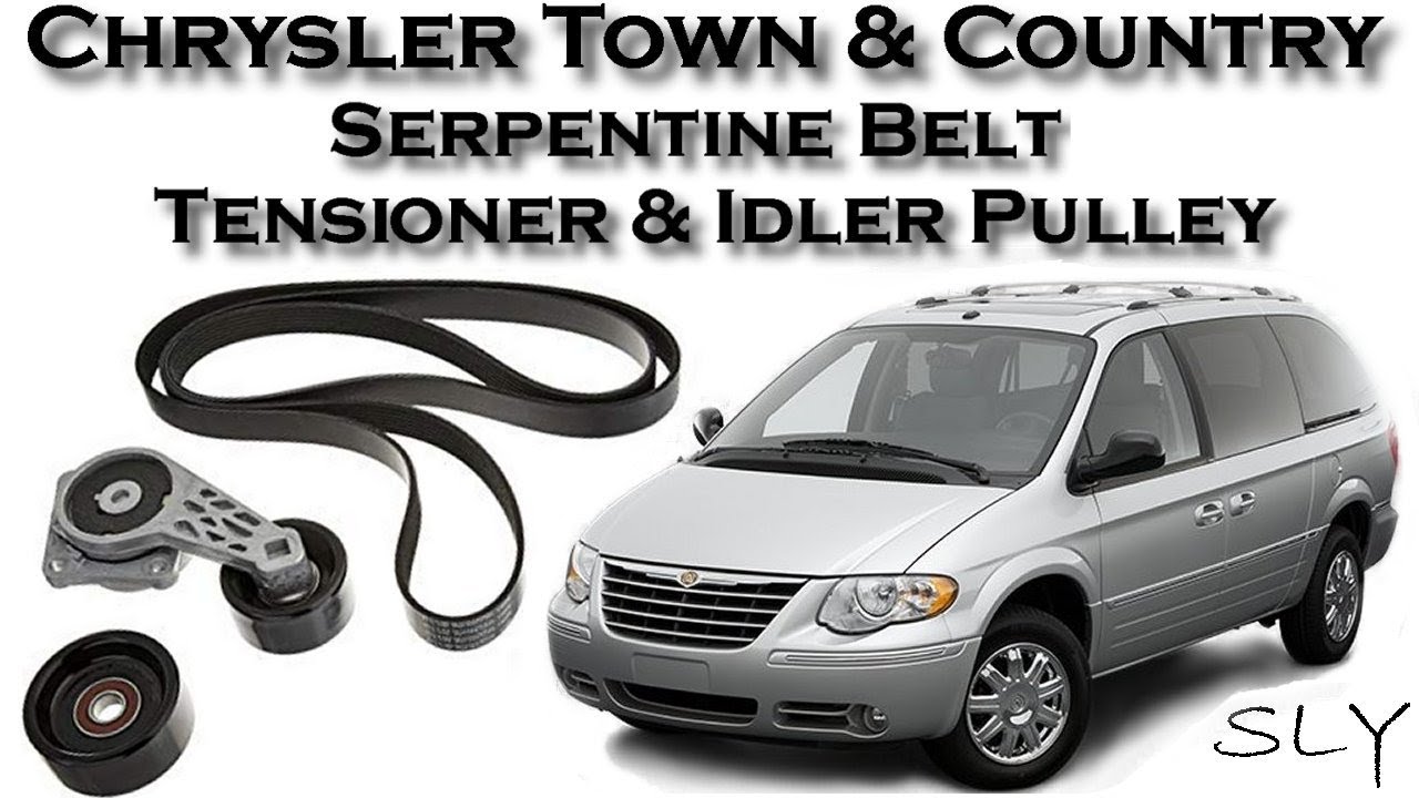 How to Replace Caravan or Town & Country 3.8L Serpentine Belt Tensioner & Idler Pulley