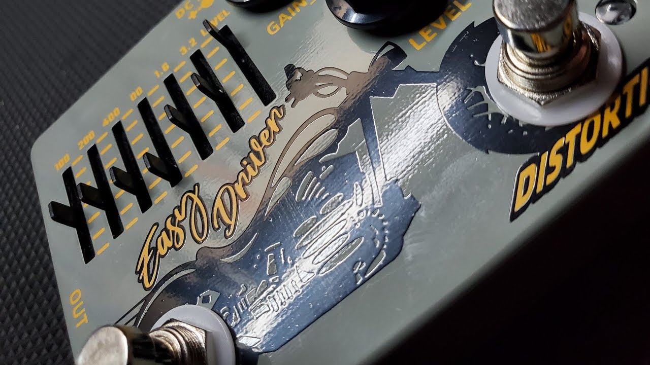 An All in One Toneshaper pedal!! Caline EasyDriver Distortion pedal!! Review and Demo.