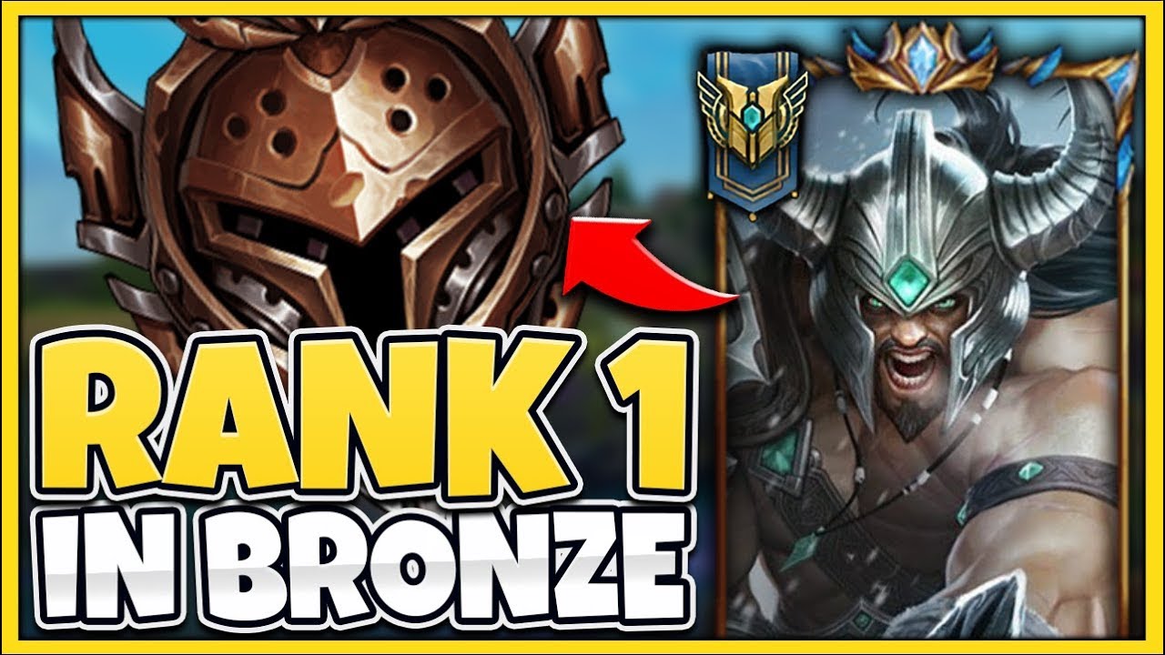 WHEN THE RANK 1 TRYND WORLD VISITS BRONZE 4 (FOR THE FIRST TIME) - League of Legends