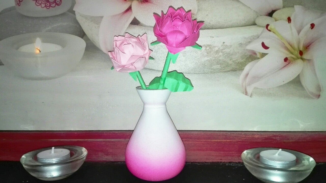 Origami : Fleur en Origami - DIY