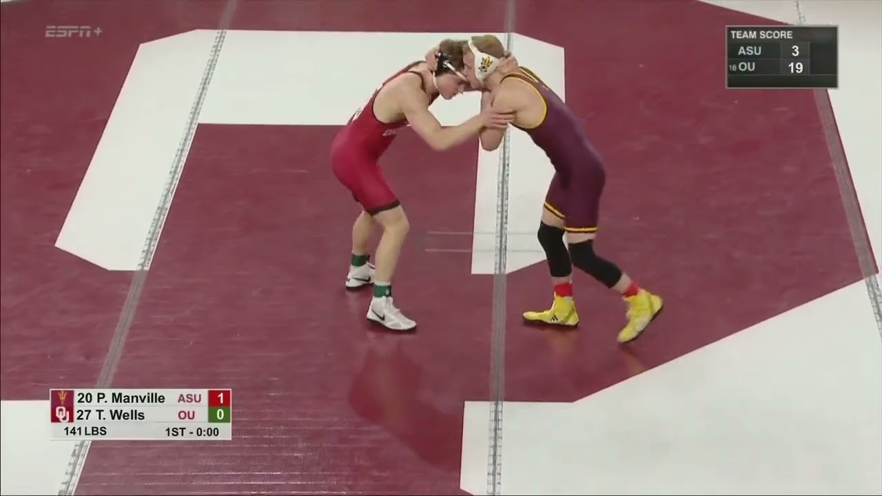 Pierson Manville vs. Tyler Wells (141lbs) FULL MATCH | 2025-26 Big 12 Wrestling
