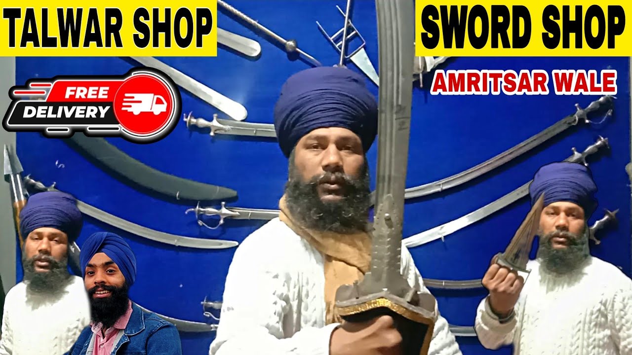 SWORD Shop | TALWAR MANUFACTURING In PUNJAB | Call Me Jaanam | #sword #weapons  #kirpanshop