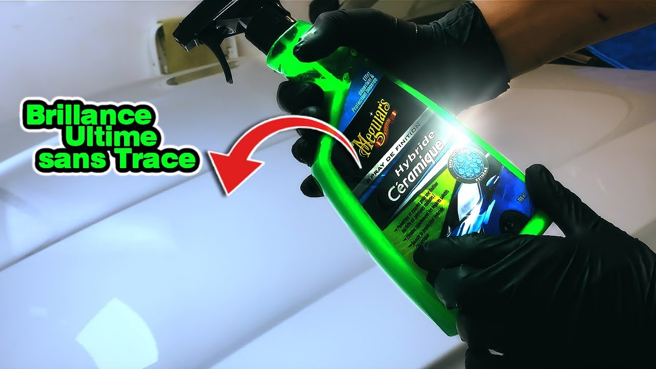 Brillance ultime sans trace !! . Spray de finition céramique Meguiar's .