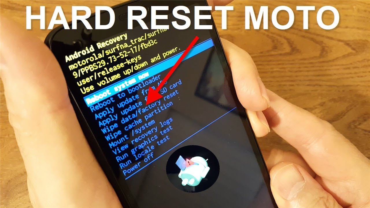 Как выполнить полный сброс настроек телефонов Motorola Moto — все просто!