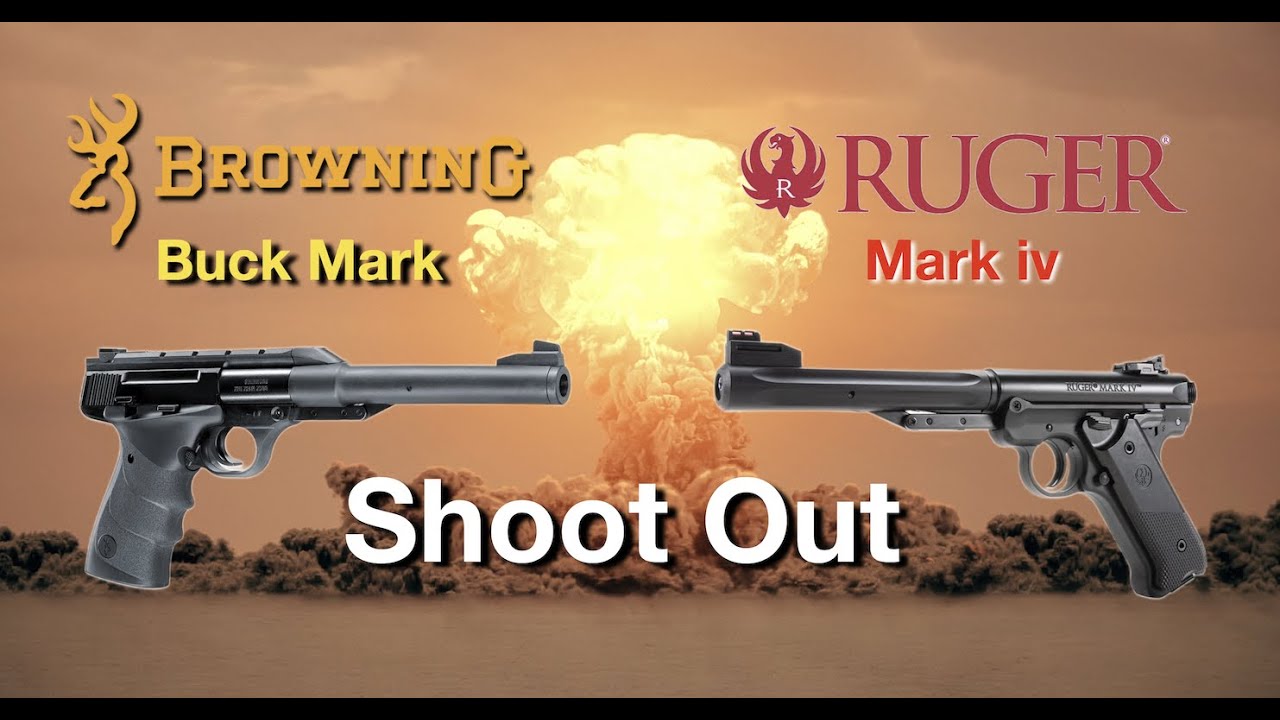 Browning Buck Mark против Ruger Mark IV Shoot Out
