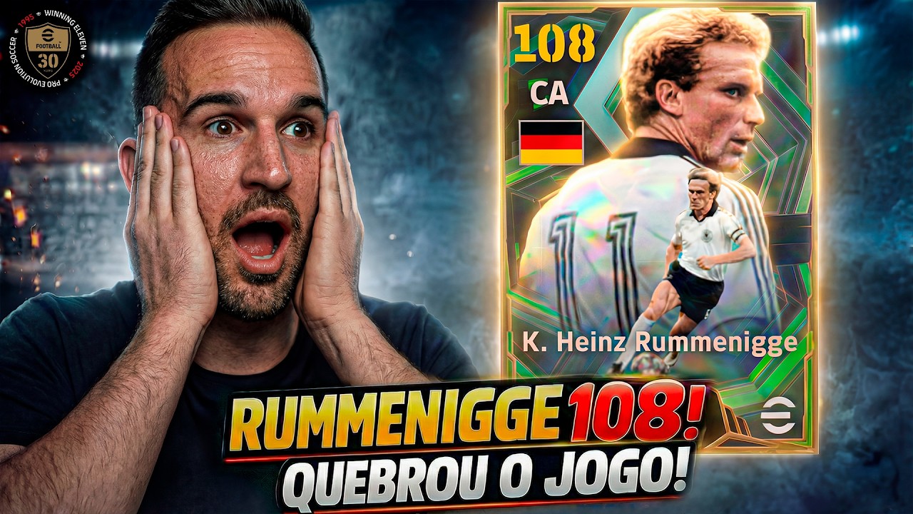 🚨 A KONAMI LANÇOU O RUMMENIGGE 108 NO eFootball 2026 MOBILE!
